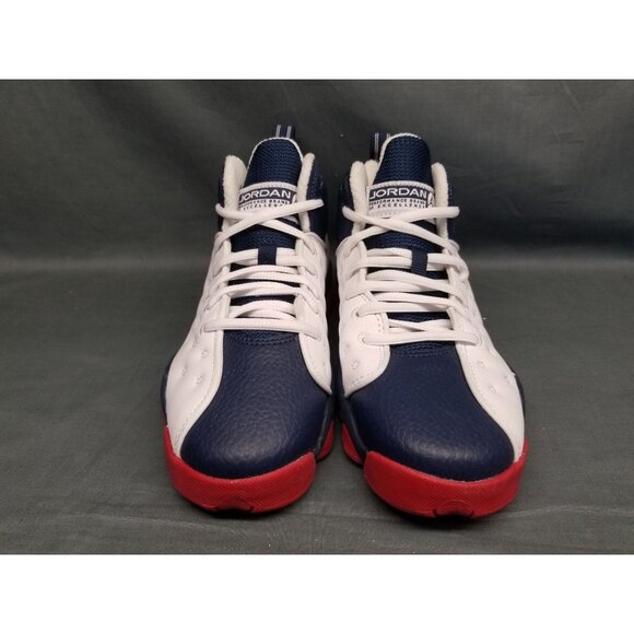 Nike Boys Jordan Jumpman Team II (GS) 2016 OG White Blue Size 5 DISPLAY MODEL! - Picture 3 of 12